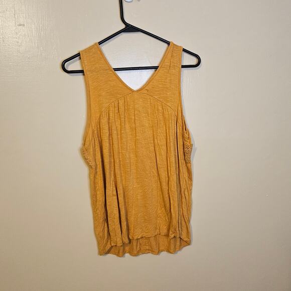 Eyeshadow Size Medium M Golden Rod Embroidered Boho Bohemian Button Top Blouse - Picture 4 of 7